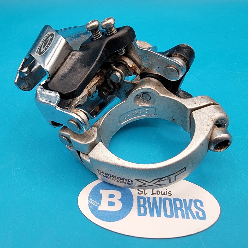 Shimano Deore XT FD-M750 Front Derailleur Top Pull Low Clamp 34.9mm 9x3sp   e4