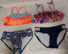    Cat  Jack/Art Class Girls 2pc Swimsuits Size M 8    LOT OF 2   