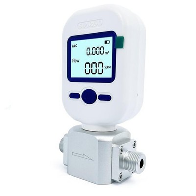 Portable Digital Air Flow Meter for Compressed Air, Nitrogen, Oxygen,0-250L/m...