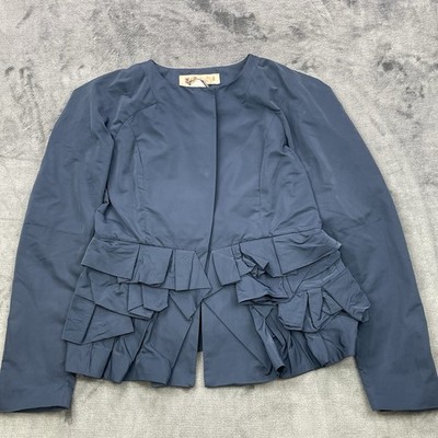 NWT Marni Technical Razmir Women s Giacca Jacket Mood Indigo Blue Size 42