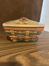 🌻 Longaberger Collectors Club Sunflower Basket Combo –Lid & Protector