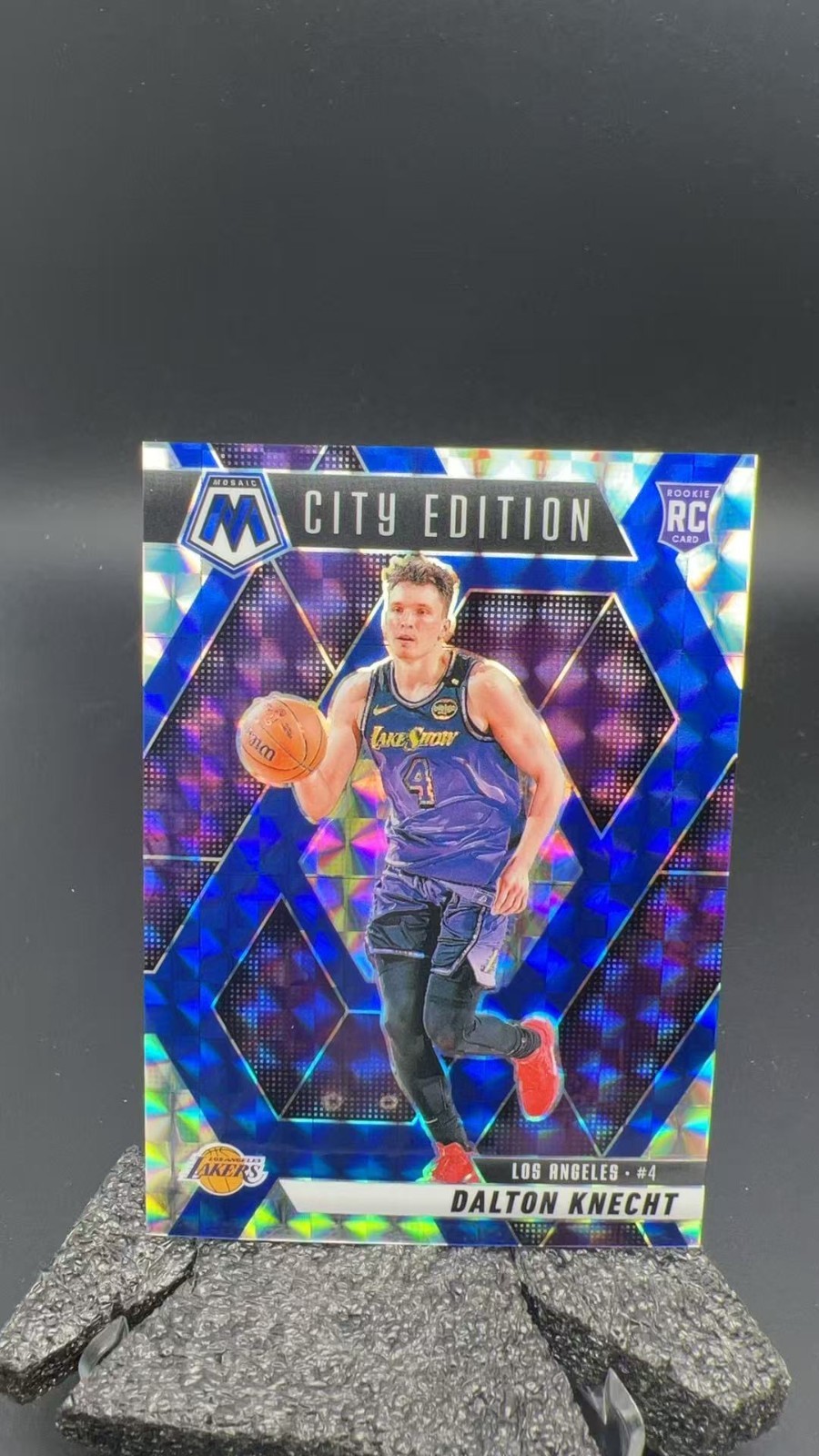 2024-25 Panini Mosaic Dalton Knecht RC City Edition Choice Blue /45 #15818 S