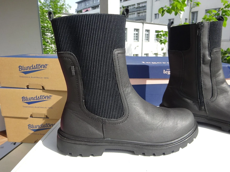 LEGERO 2-000393 Monta Gore-TEX Damen Stiefel Leder Kunstfell Austria Gr.41 Neu - Bild 3 von 4