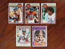 5 Card Lot of 1978-80 Topps Denver Broncos Football Cards