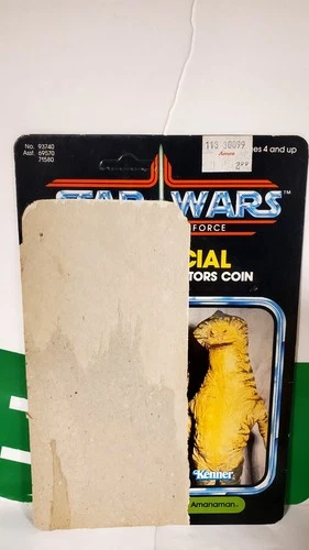 Star Wars Kenner Vintage POTF Amanaman Mando & Grogu Cardback Display Yours MOC
