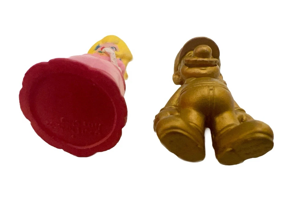 Figuras Nintendo MICRO LAND - Dorado Mario & Princess Peach Foto 3 de 4