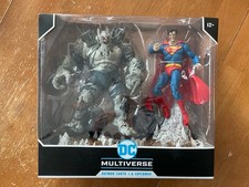 DC Comics Multiverse Mcfarlane Devastator Batman Superman Doomsday Earth 1 Set