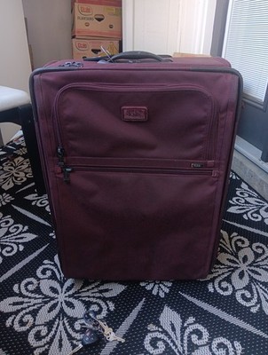 TUMI Alpha Ballistic Expandable Red 25x19x10'' Wheeled Luggage