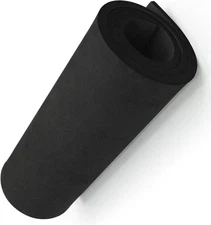 Black Premium EVA Foam Sheet Roll，6mm Thick,49"x13.9",High Density 86kg/m3 for H