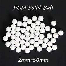 2 3 4 5 6 bis 50mm Pr&auml;zision Massiv Wei&szlig; Kunststoff Polyoxymethylen (POM) kugeln