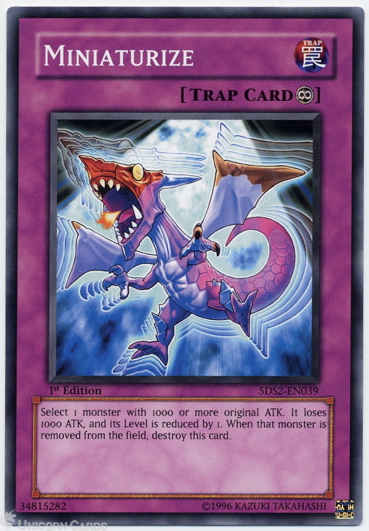 5DS2-EN039 Miniaturize 1st edition Mint YuGiOh Card