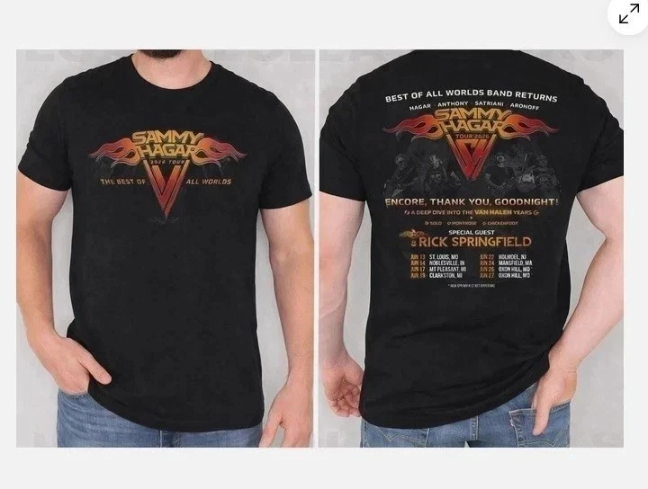 Sammy Hagar Shirt In Men's T-Shirts for sale | eBay