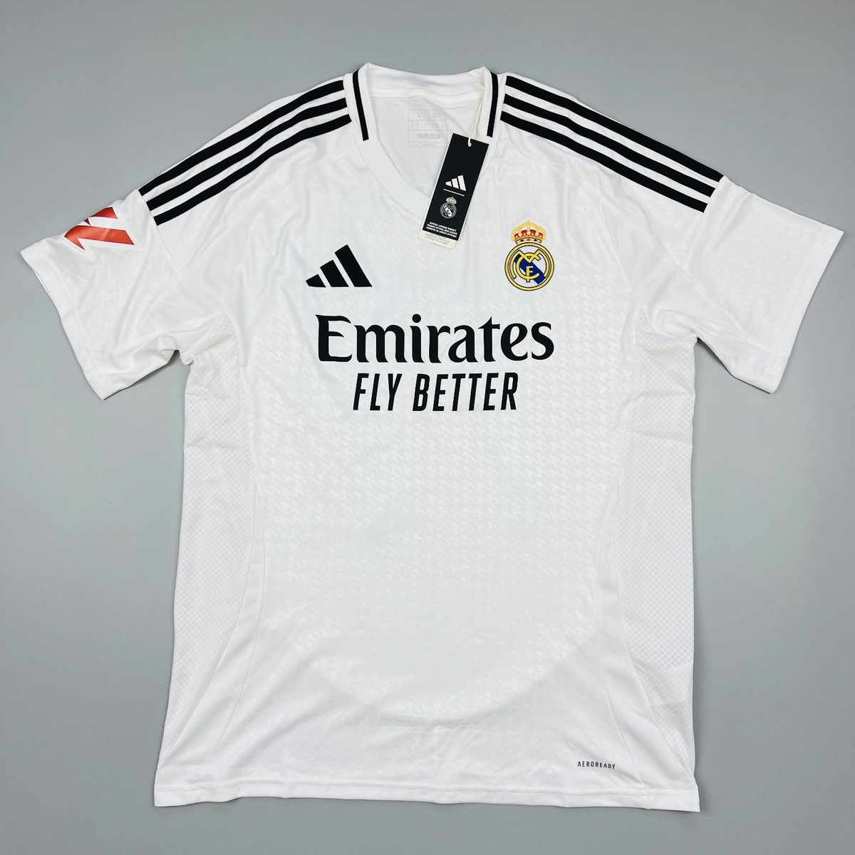 adidas Real Madrid サッカーシャツ Lサイズ Real Madrid Jersey 2024-25 Home Soccer Football Shirt Adidas Men