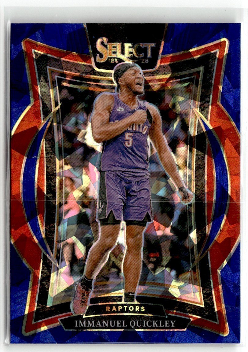 2024-25 Panini Select Blue Ice Prizm Immanuel Quickley #41 (E)