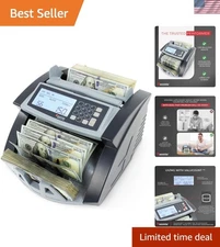 5520 UV/MG Money Counter - 1,300 Notes/Minute with Advanced Detection Features