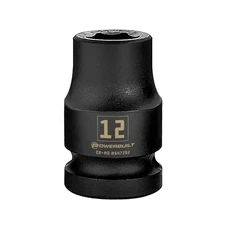 Powerbuilt 1/2 Inch Drive x 12 MM 6 Point Impact Socket - 647292