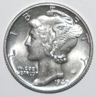1940 Mercury Dime CHOICE BRILLIANT UNCIRCULATED (I248)