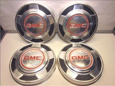 73-87 Gmc Dog Dish 10 12 Hubcaps Set Of 4 Truck Van 73-87 Gmc Dog Dish 10 12 Hubcaps Set Of 4 Truck Van