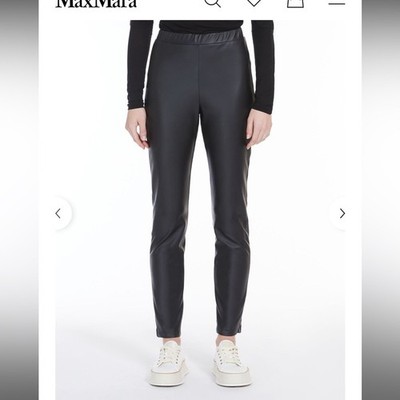 MaxMara Women's Coated Jersey Leggings