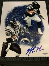 SAN DIEGO CHARGERS- NATRONE MEANS SIGNED AUTOGRAPH 8x10 PHOTO PICTURE ACOA NFL