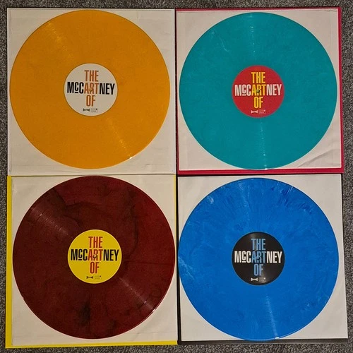 The Art Of McCartney 4 x LP  180g Colour Vinyl Box Set Beatles Paul NM-NM