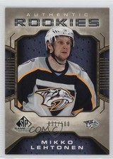 2006 SP Game Used Edition Authentic Rookies Gold 31/100 Mikko Lehtonen #129 2a8