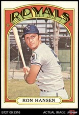 1972 Topps #763 Ron Hansen Royals 8 - NM/MT