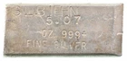 5.07 Oz Silver Bar Rocky Mountain Mint Vintage Hand Poured *3924