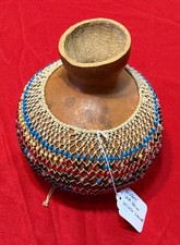 Antiguo instrumento de percusión Shekere de África Occidental - Venta inmobiliaria - Envío gratuito