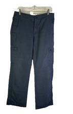 Vintage 90s Gander Mtn. Womens 8 Baggy Faded Cotton Cargo Pants Gray