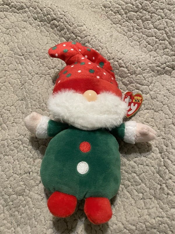 TY Beanie Boos ~ GNOLAN the Christmas Gnome ~ 6 inch ~ NEW With Tags
