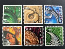 New  Zealand  2001 Art From Nature   Set  MUH  B8