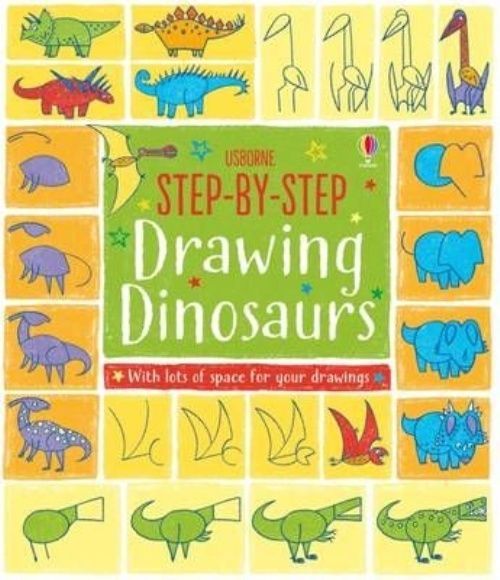 Step-by-Step Drawing Dinosaurs by Fiona Watt (Paperback, 2016)