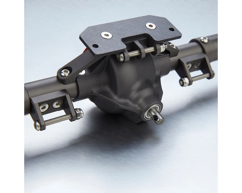 TFL Racing Antriebseinheit hinten komplett V2 für Axial SCX10 rot TC1507-22T  - Bild 3 von 4