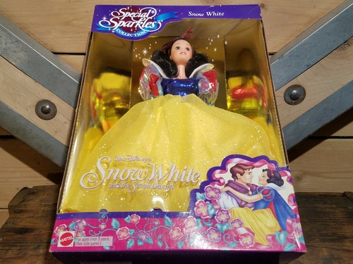 Snow White Barbie Vtg New Special Sparkles Collection Disney NIB - Swanky Barn - Picture 4 of 12