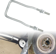 Trailer Spare Tire Mount Bracket U Bolt Carrier Side Mount 4 or 5 Lug