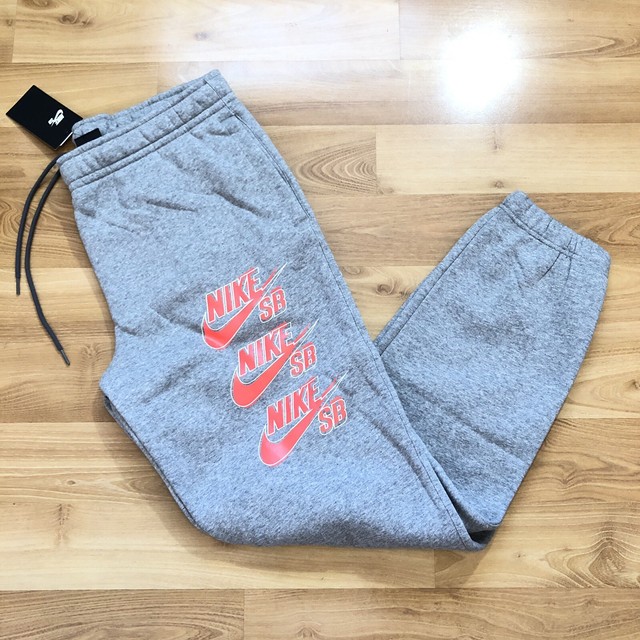 Nike SB Icon Joggers Sweatpants Grey Brand New Size Large Men | eBay