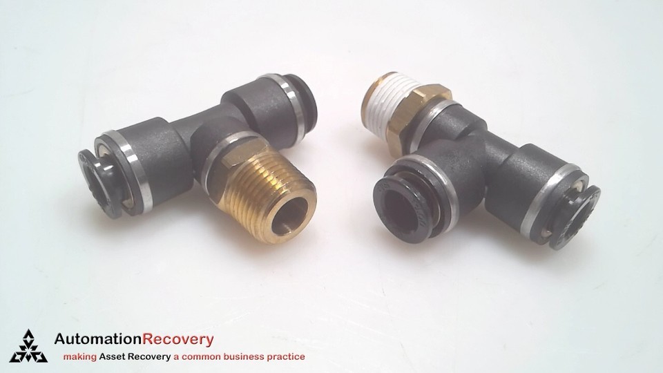 SMC KVT1136S, BRANCH AIR BRAKE TEE FITTING, 2PIECE SET, SEE DESC