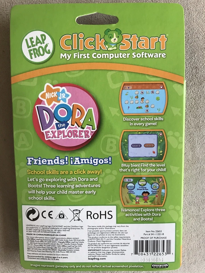 Leap Frog Dora Explorer Spanish Friends Amigos Age 3-6 - Image 4 of 4