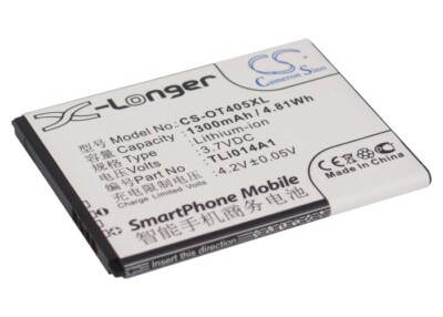 Batteria Interna 1300mAh 3.7V Per Alcatel One Touch M Pop OT-5020D
