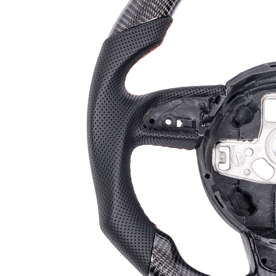 Volante de fibra de carbono personalizado para AUDI RS3 RS4 RS5 RS6 RS7 2012-2016 Foto 4 de 4