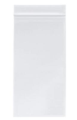200 4''X8'' Clear Reclosable Zip Lock Plastic Ziplock Bags Poly Zipper Jewelry 2ML