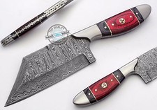 9,50 Zoll ma&szlig;geschneidertes handgefertigtes sch&ouml;nes Damastenth&auml;utungs-Jagdmes...