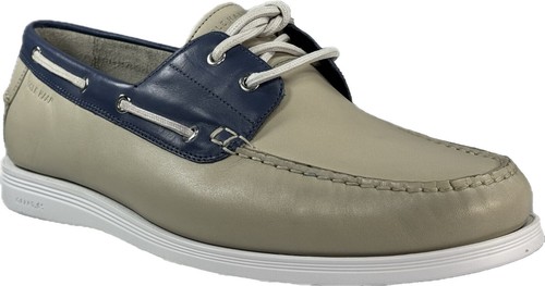 Cole Haan Grey Boat Loafers Dress Shoes Gray Colehaan Size  display picture 2