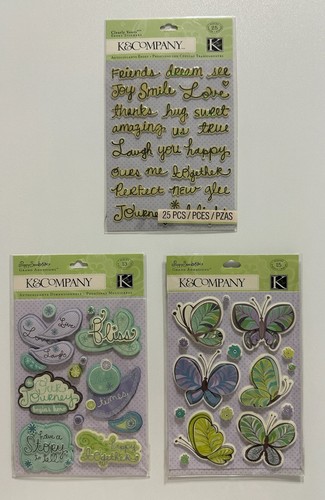 K & Company 12x12 Scrapbook Kit-Variations-Sea Glass, Baby Boy, Poppy Seed, More - Picture 44 of 84