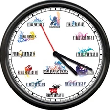 Final Fantasy XII PSN PS3 Terra Zidane iRole Playing Game Decor Sign Wall Clock