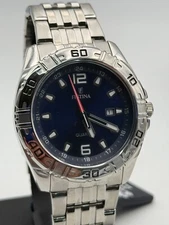 festina quatz watch steel steel F16495 43mm new