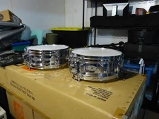 Early 70's Rogers Script badge Dynasonic Chrome Over Brass (COV) 14"x5"