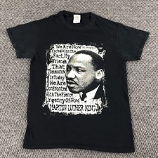 Martin Luther King Jr T-Shirt Mens Small Graphic Quote Delivered 1967 And Face