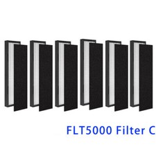 Air Purifier HEPA Filter C FLT5000 for Germ Guardian AC5250PT, AC5300B, AC5350B